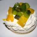 Pavlova citron vert - ananas - kiwi