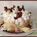 Charlotte de Pâques 2015 au chocolat et marron,[...]