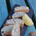 Cantuccinis aux amandes et citron
