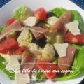 SALADE DE PROSCIUTTO AUX CŒURS D’ARTICHAUTS