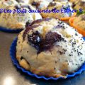 Muffin aux bleuets, citron et graines de pavot