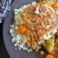 Couscous d'agneau au safran et aux légumes au[...]