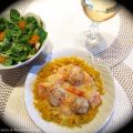 Coquilles de fruits de mer, sauce crémeuse au[...]