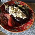 Aubergines farcies au yaourt et à la feta