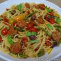 Lunguini au chorizo façon all'arrabiata