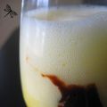 Dame blanche au sabayon au chocolat noir