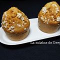 Muffin au spéculoos et sucre perlé.
