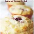 Muffins aux framboises.