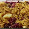 Crumble aux fruits rouges et aux pommes sans[...]