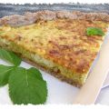 Tarte végétarienne courgettes - menthe - fêta -[...]