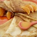Crêpes aux clémentines ~ sauce à l