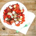 Salade de tomates cerise, fraises, feta,[...]
