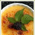 Crème brûlée au sirop de fleurs de sureau,[...]