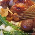 Poulet en crapaudine aux abricots séchés +