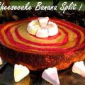 Banana split cheesecake, Recette Ptitchef