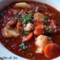 SOUPE REPAS DE BOEUF HACHÉ AUX LÉGUMES