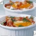 Oeufs cocotte aux lardons - Dukan et Thermomix