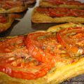 Tarte fine tomates et pesto