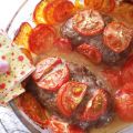 Pain de viande et tomates