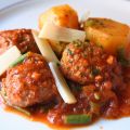 Ragout boulettes de viande et patates