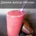 Smoothie Avocat-Myrtilles