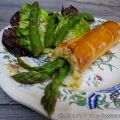 Roulés feuilletés aux asperges et au fromage