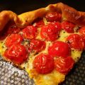 Tarte à la tomate cerise et au raifort