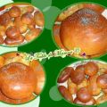 Petits pains farcis aux poireaux, jambon et[...]