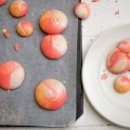 Petites meringues tricolores