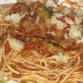 Spaghettis à la marocaine, Recette Ptitchef