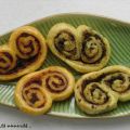 Petits palmiers pour apéritifs d'hiver gris