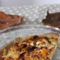 Tarte à la courge butternut, lardons et feta