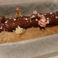 Bûche clémentines, mascarpone et chocolat