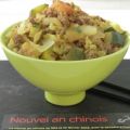 Boeuf au chou chinois façon asiatique