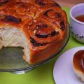 Brioches roulées chocolat et noisettes