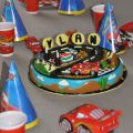 Gâteau 3D Cars (Flash Mc Queen)