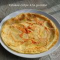 Grosse crêpe à la pomme