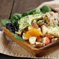 Salade détox quinoa, avocat et pomme