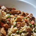 Riz cantonnais vegan