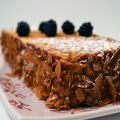 Millefeuille vanille-mûre
