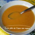 CRÈME DE POIVRONS ET POIRE