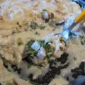 Blettes et merlu en gratin