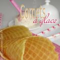 Cornets à glace en gaufrette