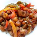 Sauté de porc épicé aux légumes