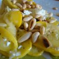Salade courgettes grillées-féta