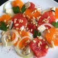 Salade d'oranges sanguines, fromage de chèvre[...]