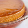 Crème renversée au caramel au sucre vanillé
