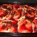 Brioches aux cerises et pépites de chocolat