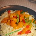 Pâtes aux poivrons