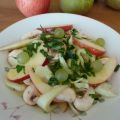 Salade acidulée au fenouil et pain pita